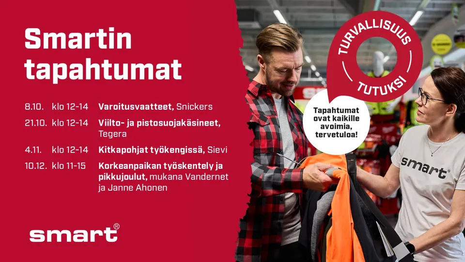 Smart Original Oy - Syksyn tapahtumat - Turvallisuus tutuksi