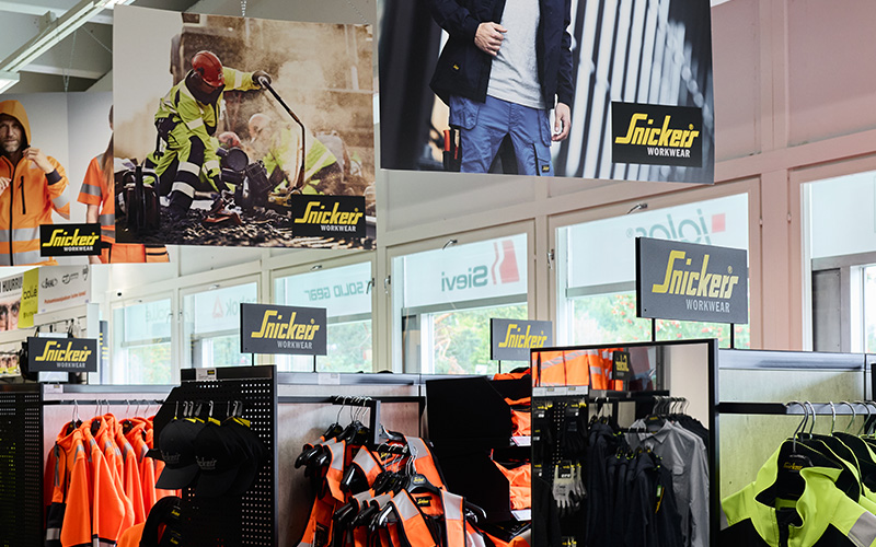 Laaja merkkivalikoima