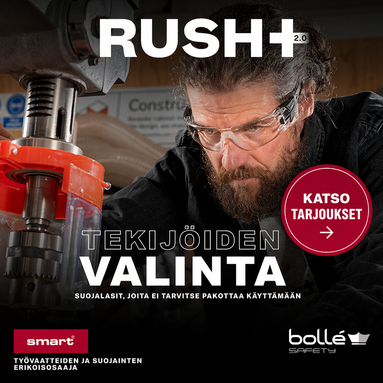Bolle Safety -suojalasit tarjouksessa