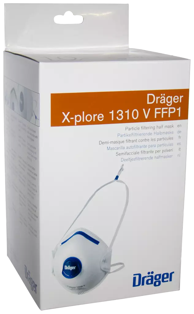 Hengityksensuojain Xplore FFP1 10kpl - Puolinaamari hengityssuojaimet - 014306005 - 1