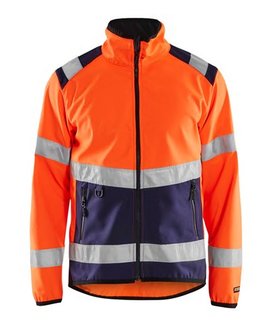 Varoitus softshell takki lk.2 - Softshell huomiotakit - 48772516 - 1